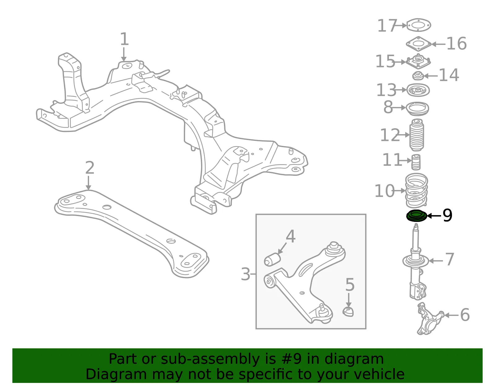 Insulator - Mazda (ec01340a3a) - view 2