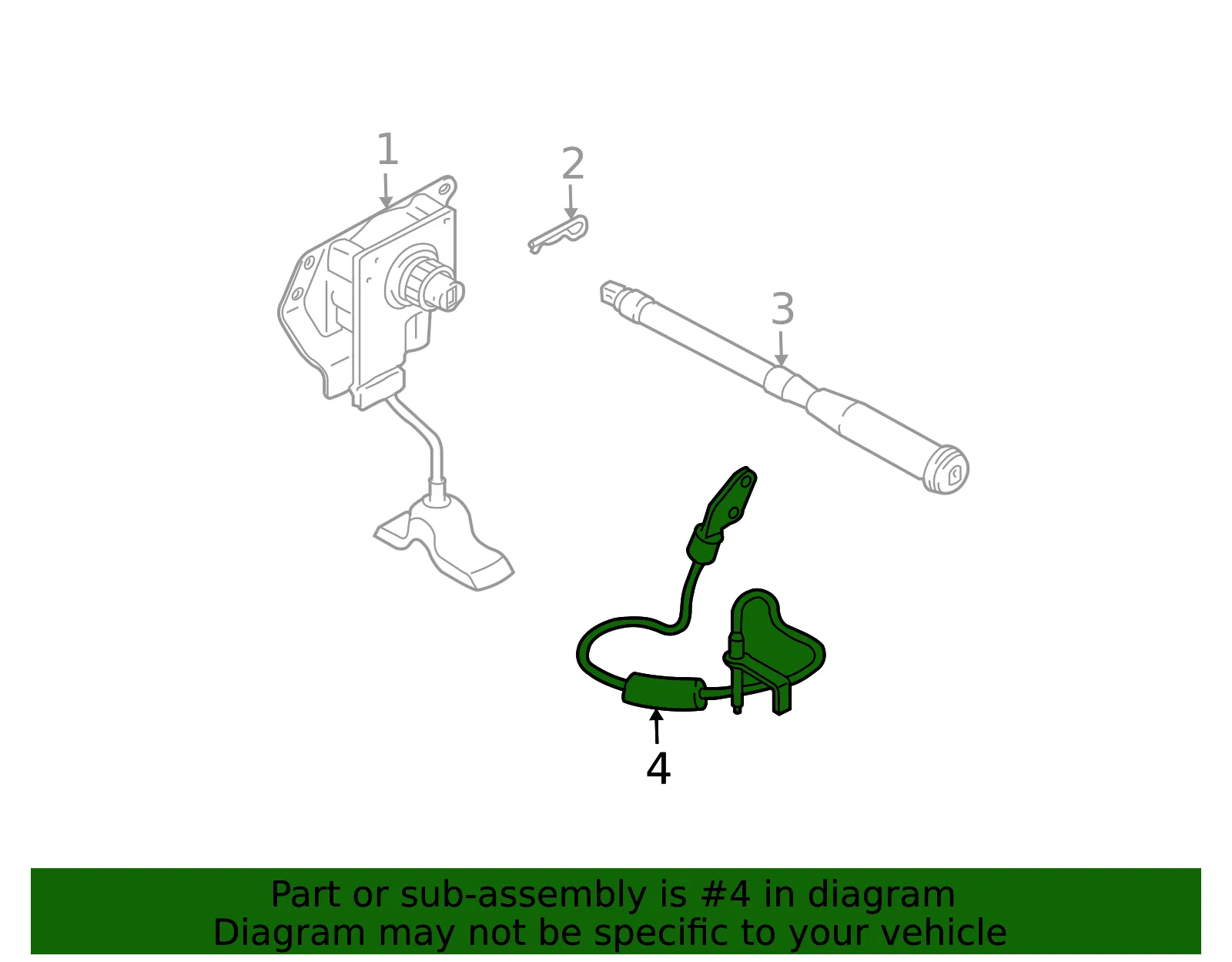 Support Cable - Mazda (ef91567cxd) - view 2