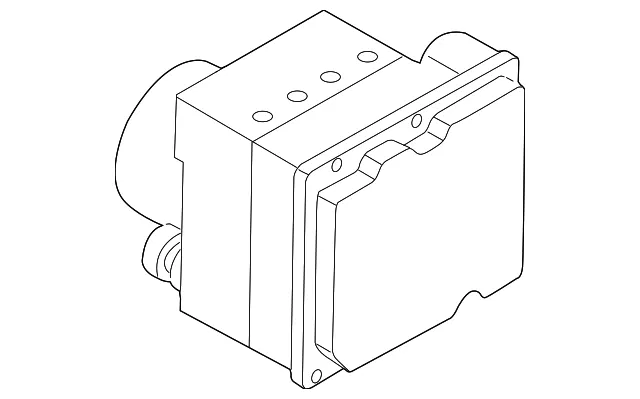 ABS Control Unit - Mazda (ehy6437a0b)