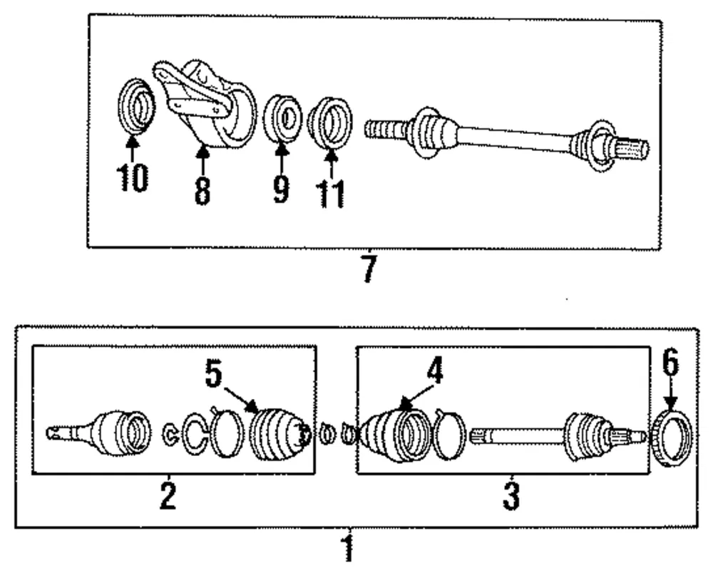 Cv Joint Kit - Mazda (f06322510c)