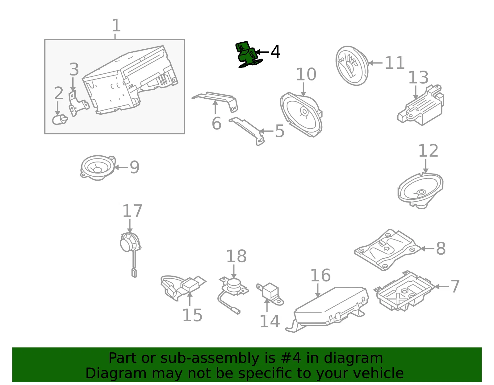 Radio Bracket - Mazda (f189669b1) - view 2