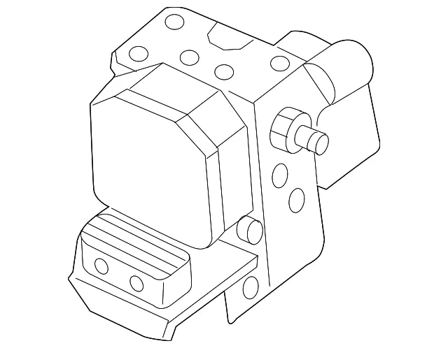 ABS Control Unit - Mazda (f1y1437a0)