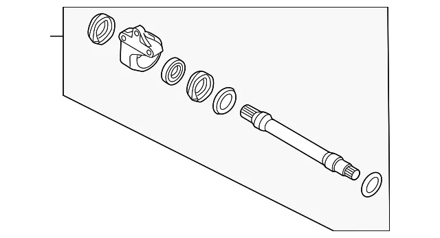 Intermediate Shaft - Mazda (fa6425700a)