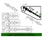 Intermediate Shaft - Mazda (fa6525700a) - view 4