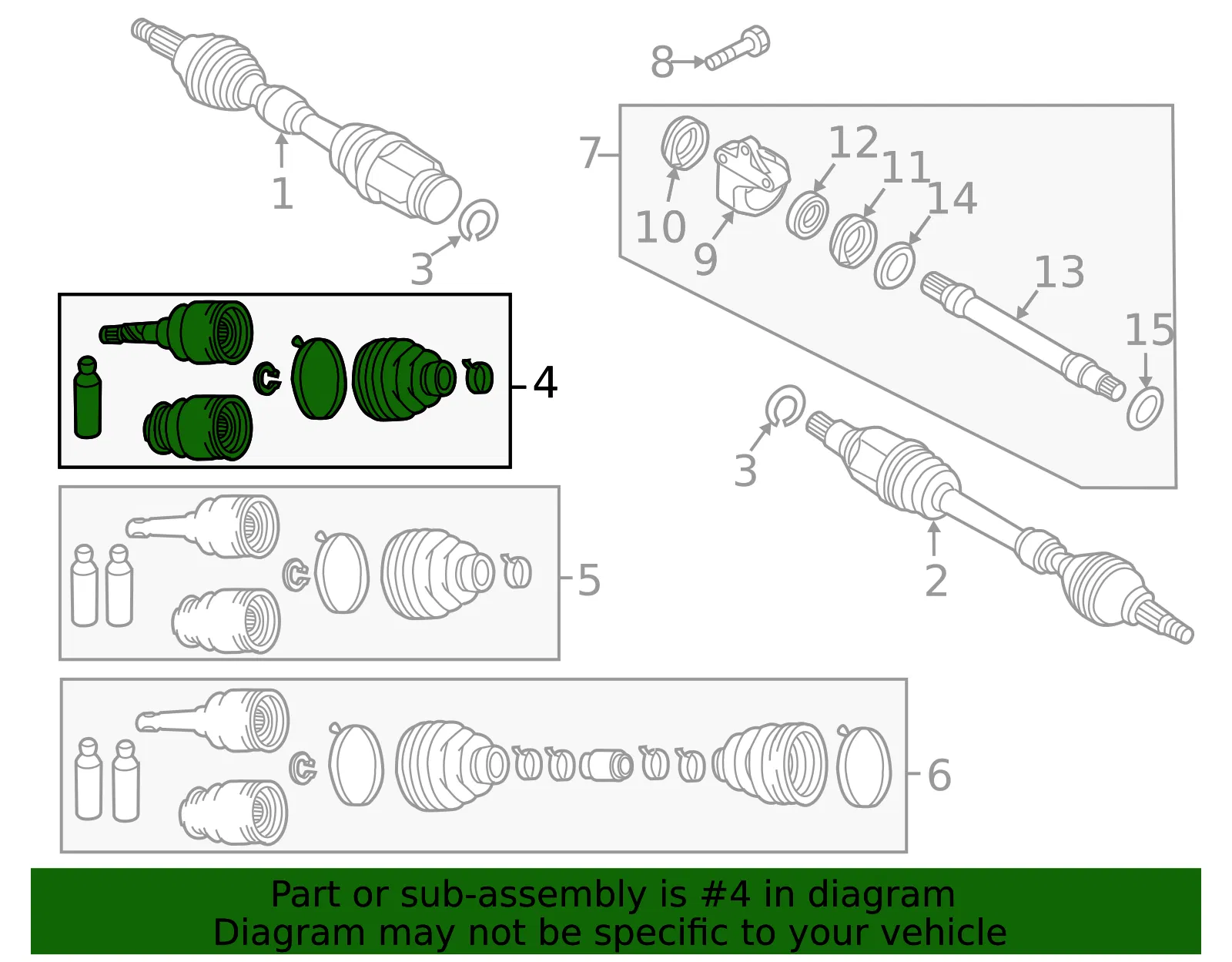 Cv Joint Kit - Mazda (fa8122520) - view 2