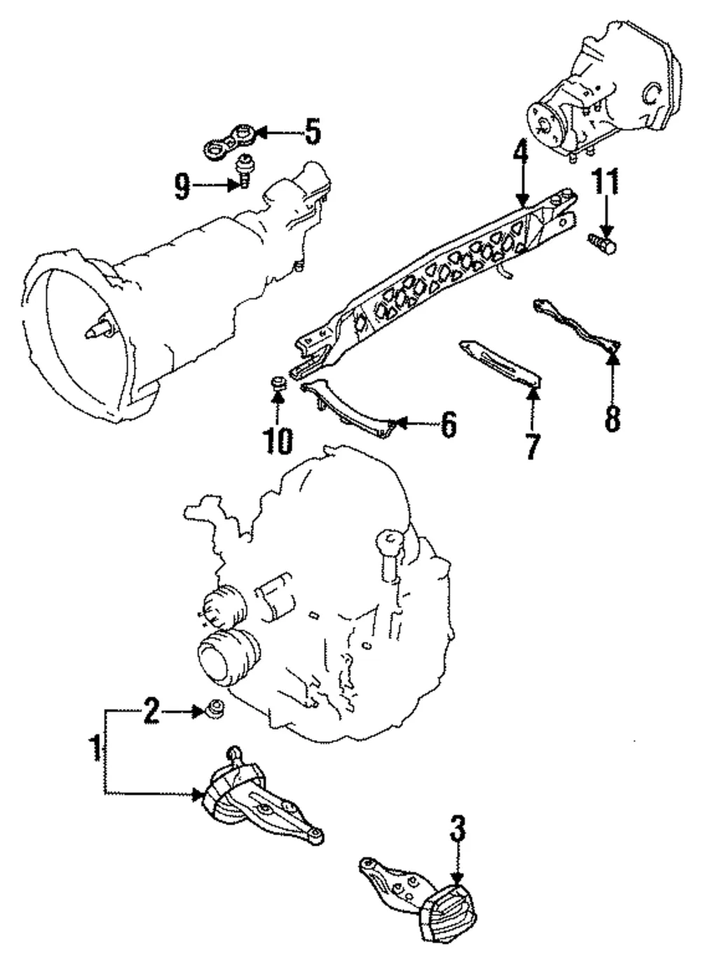 Mount Frame Mount Bracket - Mazda (fd01563a1a)