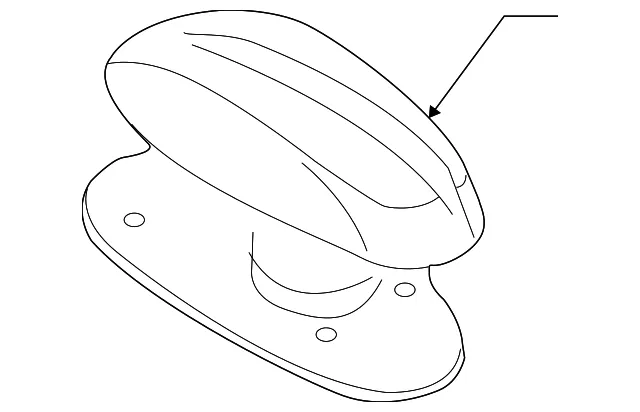 Antenna Bezel - Mazda (ff146693296)