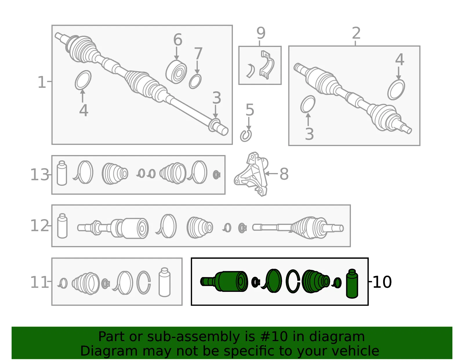 Cv Joint Kit - Mazda (ft0022520) - view 2