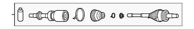 Outer Joint - Passenger Side (RH) - Mazda (FT0B-22-510)
