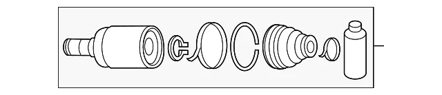 Inner Cv Joint - Mazda (ft1622620)