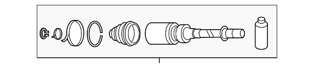 Cv Joint Kit - Mazda (gdb122520)