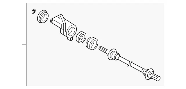 Half-Shaft - Mazda (ga3925700a)