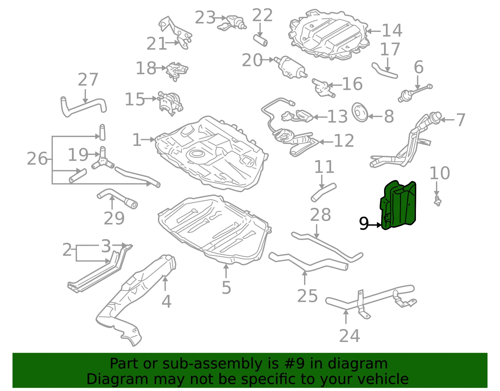 Pipe Shield - Mazda (ga2a42291a) - view 2