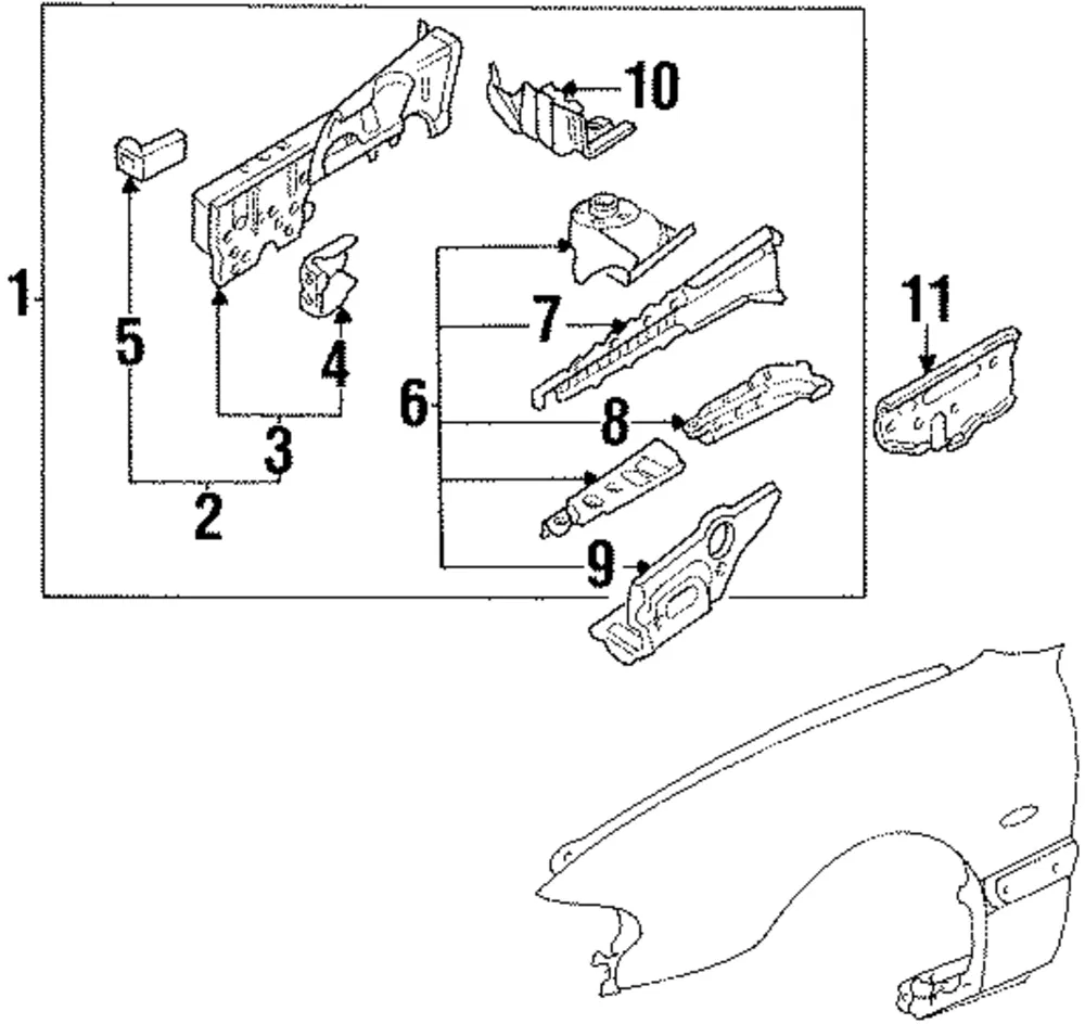 Front Panel - Mazda (ga2a53220f)