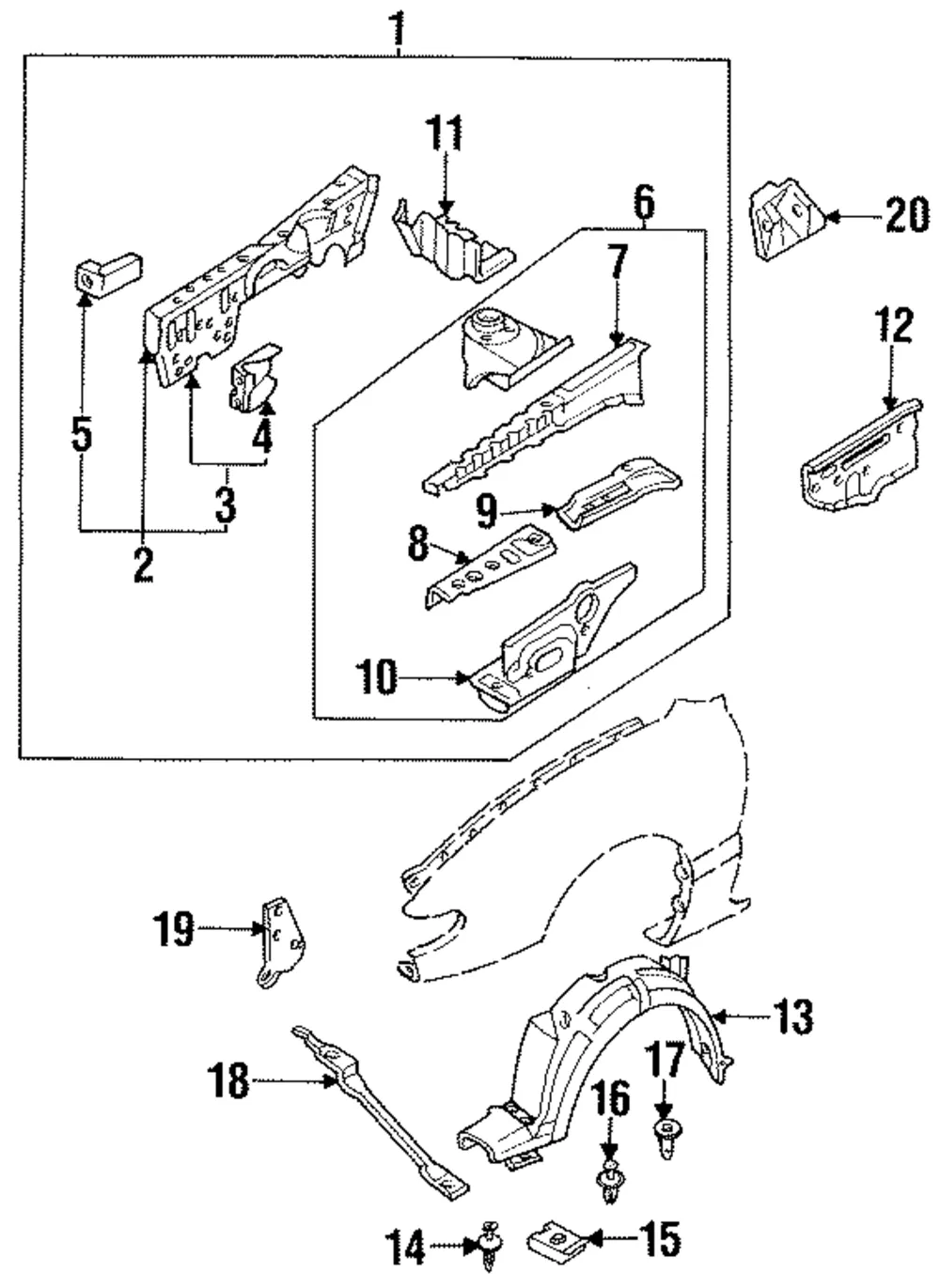 Reinforcement - Mazda (ga2a53272a)