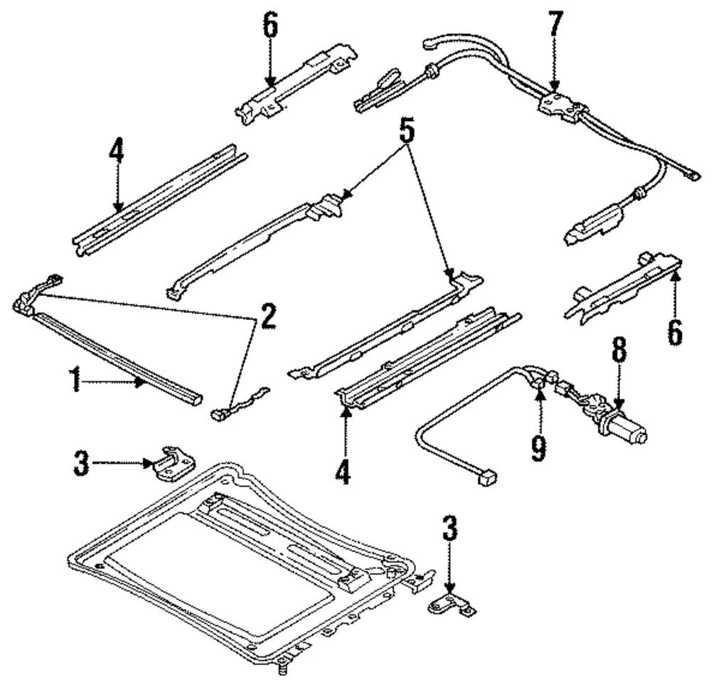 Guide - Passenger Side (RH) - Mazda (GA2B-69-864A)
