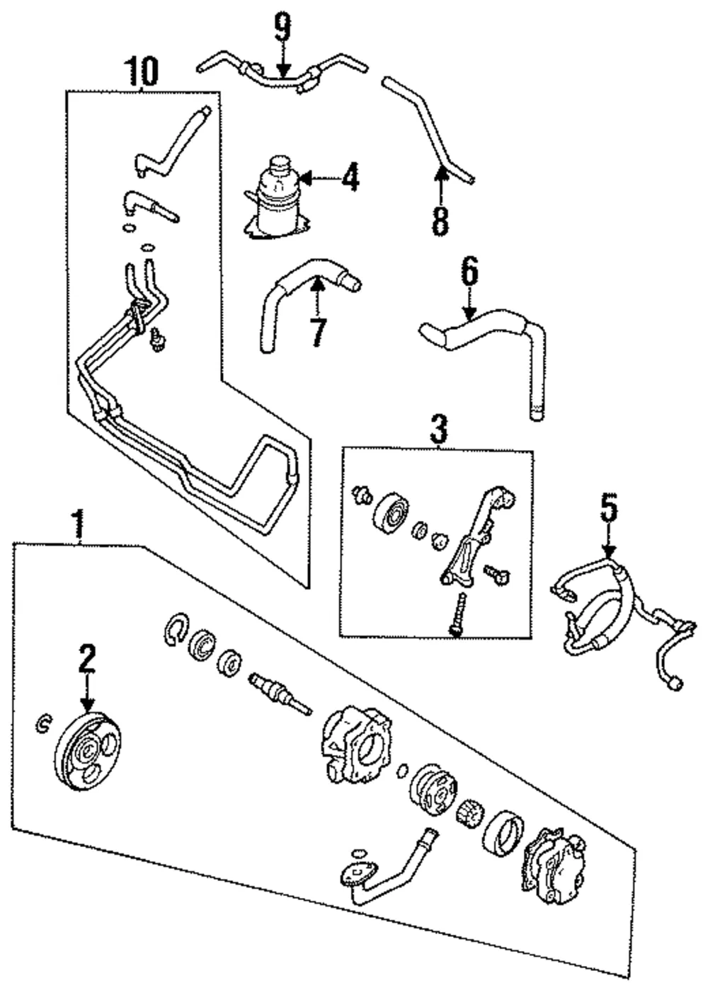 Pressure Hose - Mazda (ga2g32420a)