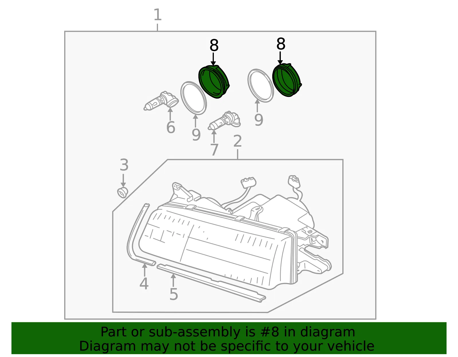Socket Cover - Mazda (ga2k510b1) - view 2