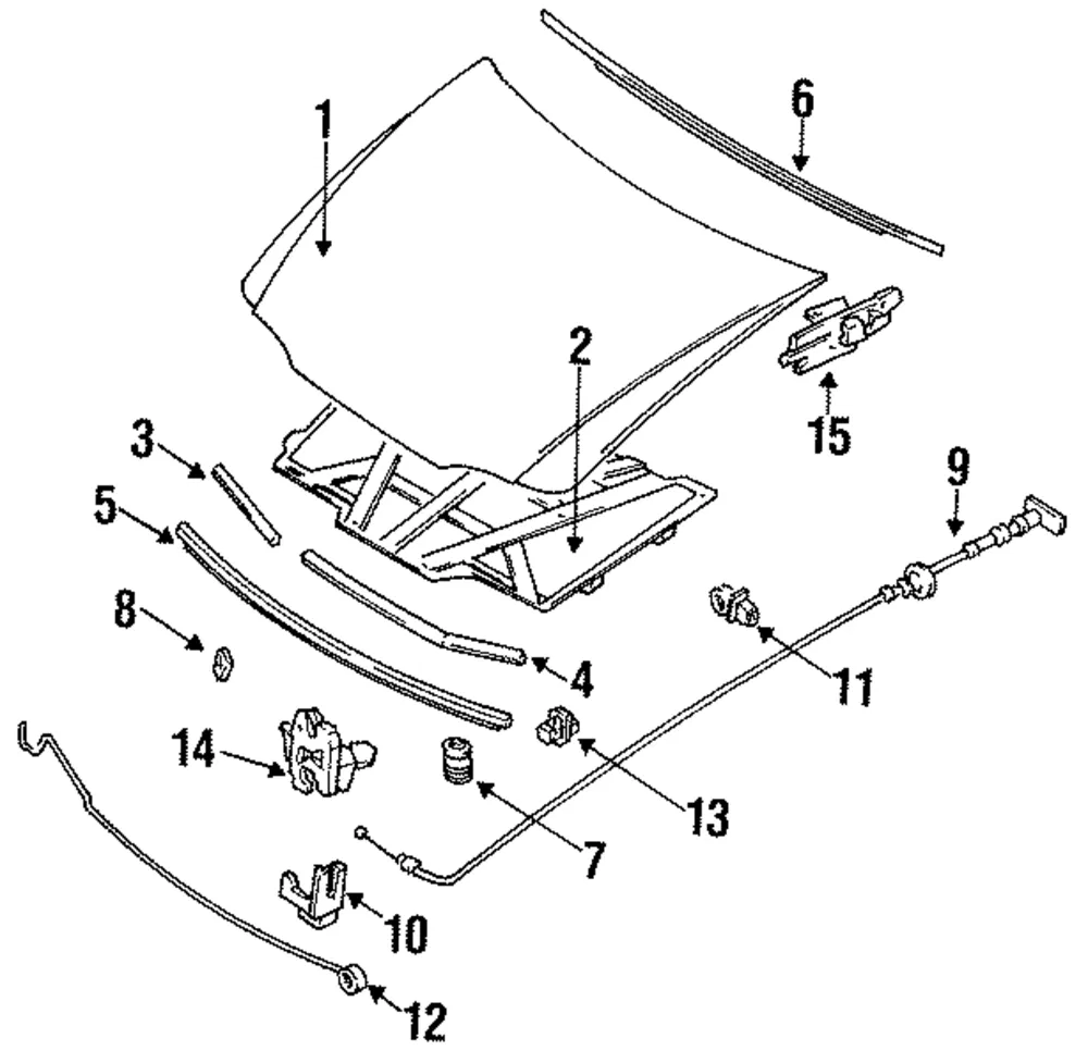 Release Cable - Mazda (ga2k56720a)