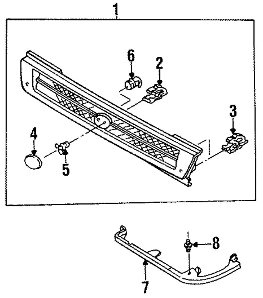 Filler Clip - Mazda (ga8b51731)