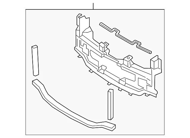 Lower Support - Mazda (gsh7501c0b)