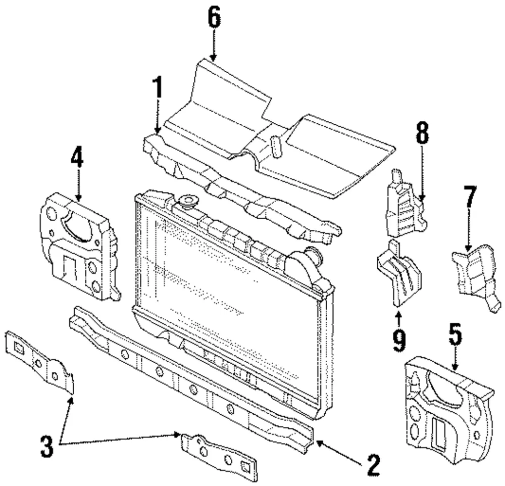Mount Bracket - Mazda (gc0152190a)