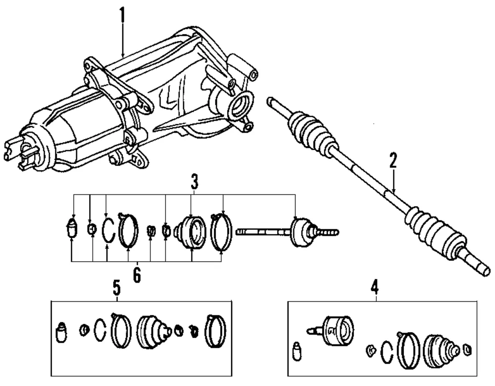 Cv Joint Boot Kit - Mazda (gd2922540)