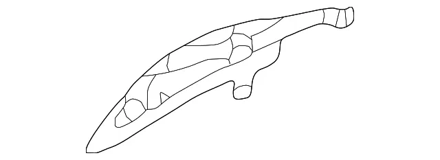 Rear Body Reinforcement - Mazda (gd7a70481)
