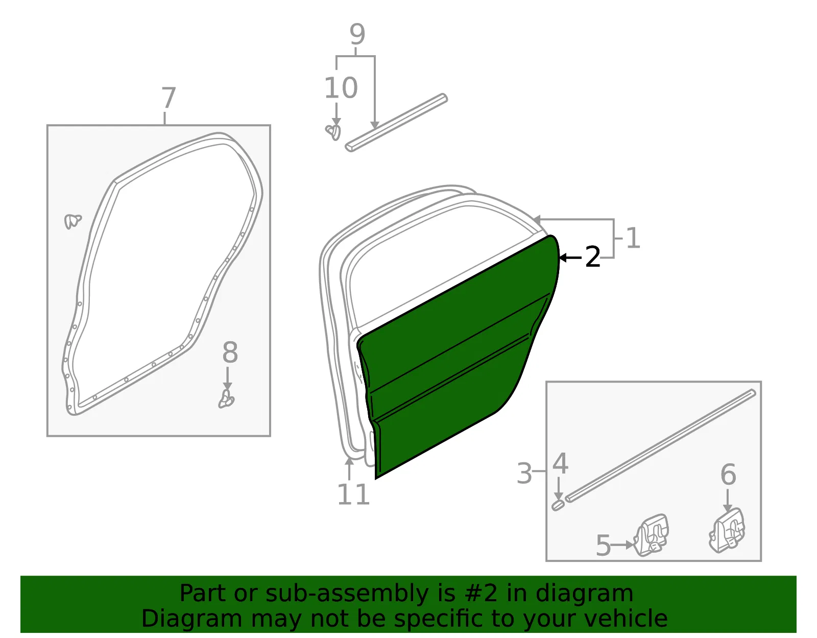 Outer Panel - Mazda (gd7a73031a) - view 2