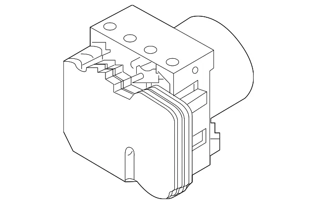 ABS Control Unit - Mazda (gsy7437a0b)