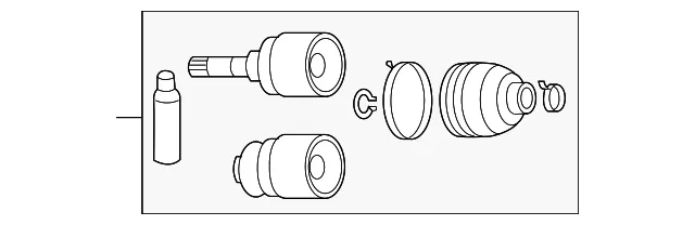 Cv Joint Kit - Mazda (gg6222620)