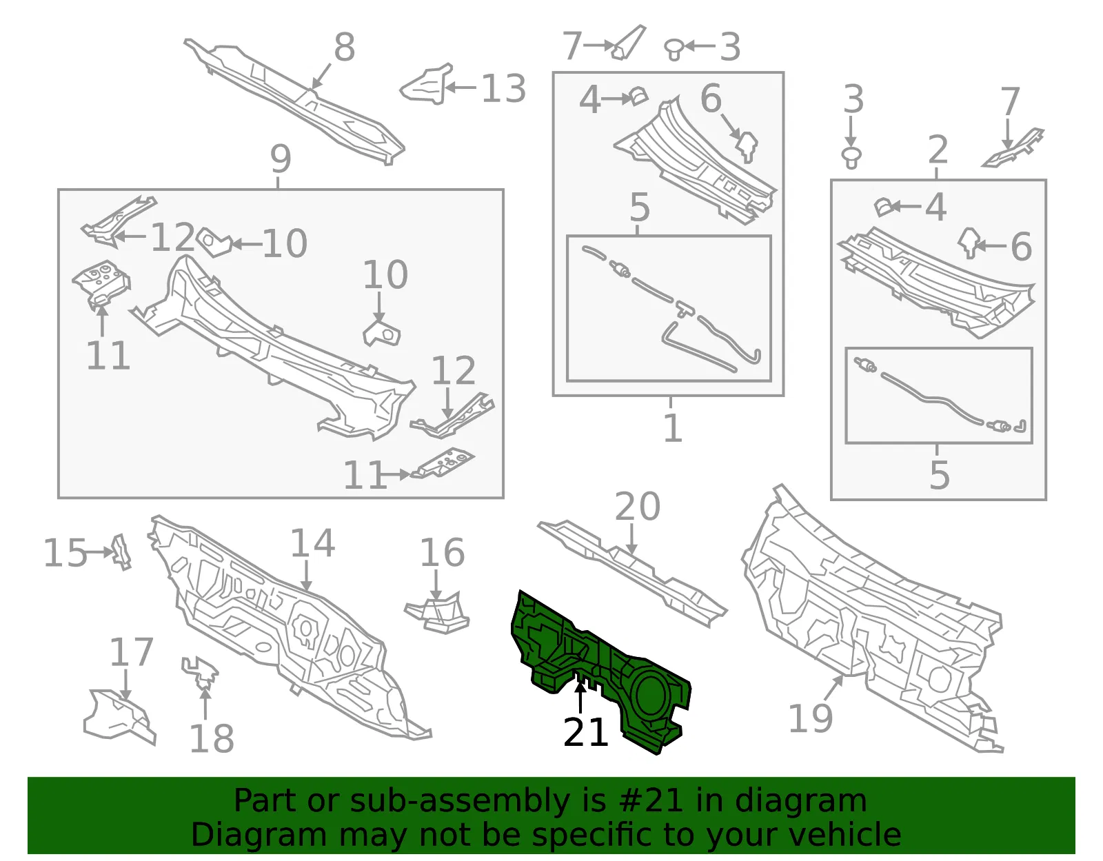Lower Insulator - Mazda (ghp968612) - view 2