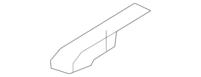 Dashboard Panel Bracket - Mazda (gj6a54590b)