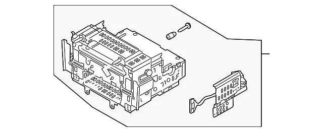 Radio Control Unit - Mazda (gk2a66as0)