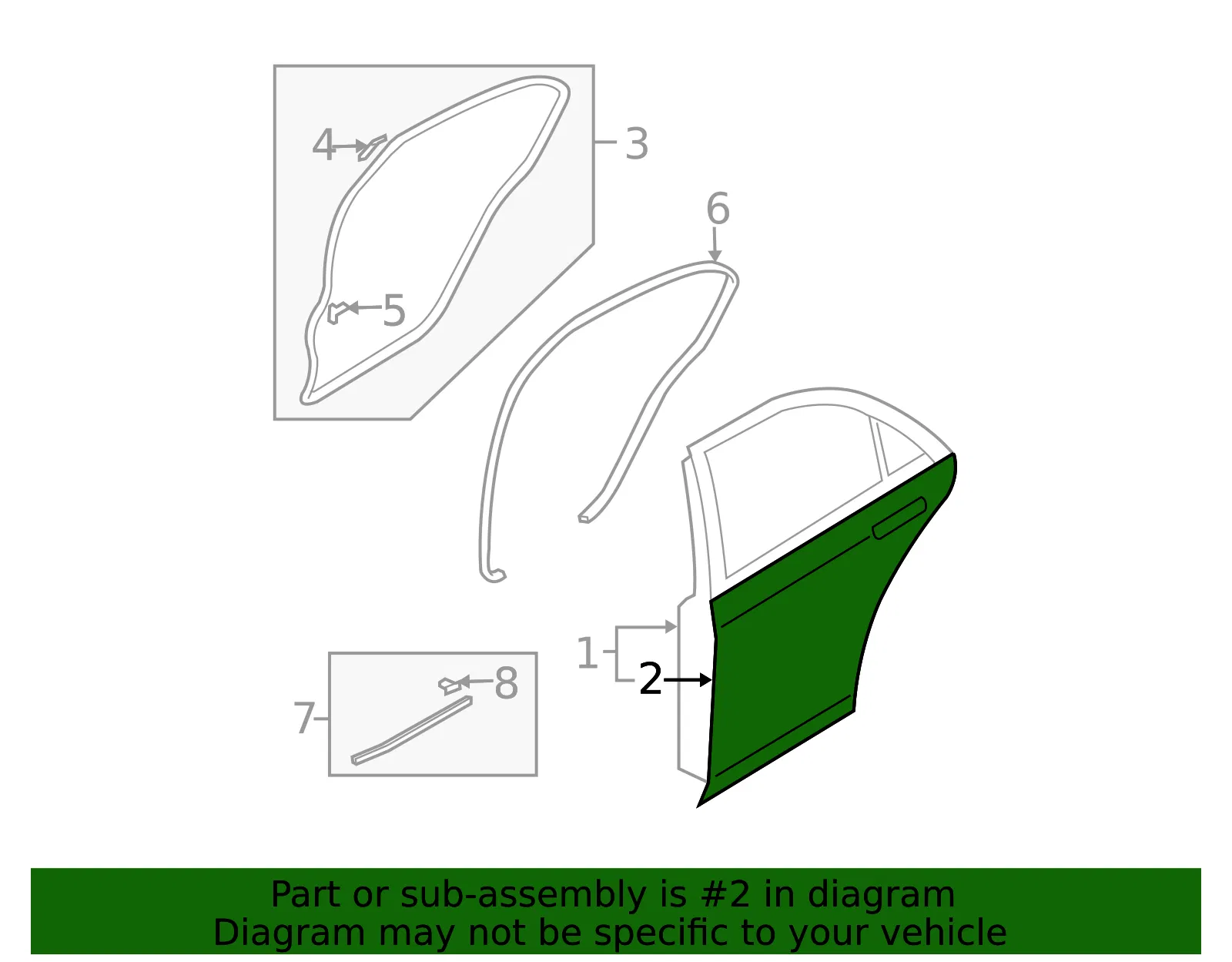 Outer Panel - Mazda (gk2a73031c) - view 2