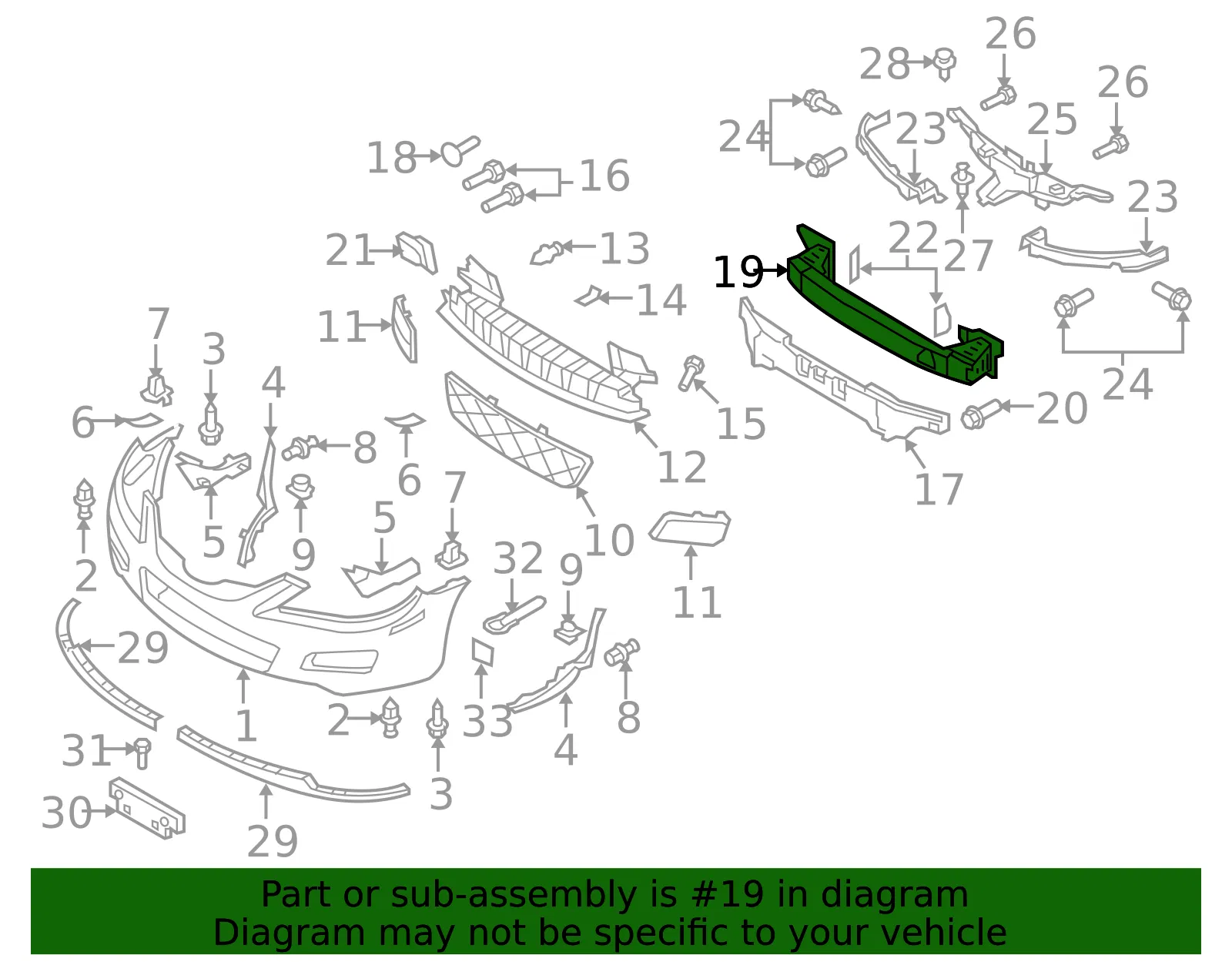 Impact Bar - Mazda (gp9a50070e) - view 2