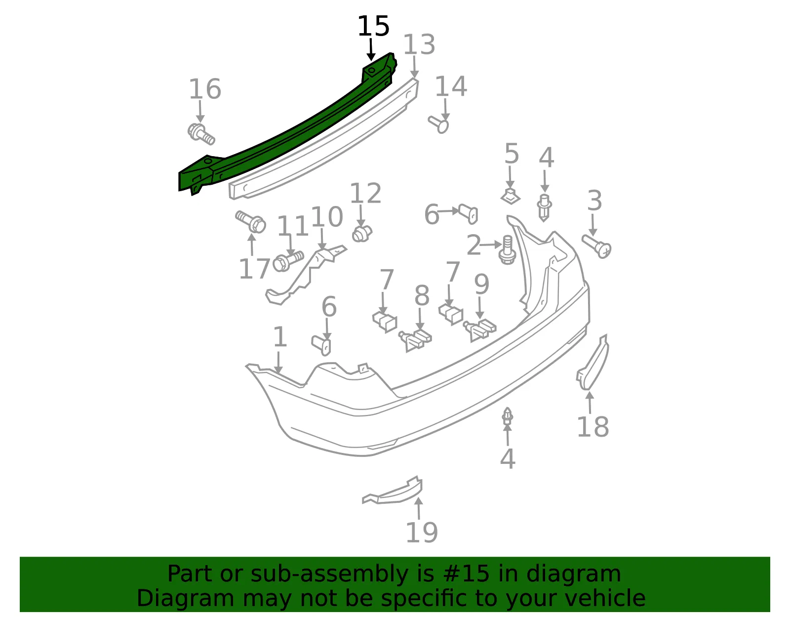 Impact Bar - Mazda (gmye50260a) - view 2