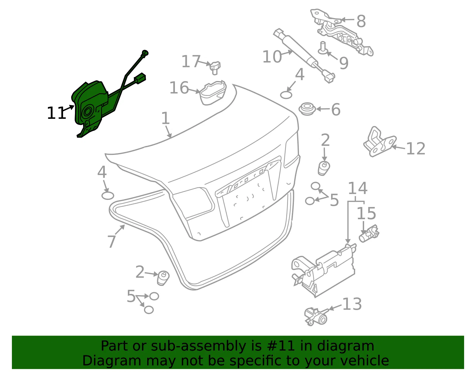 Lock Assembly - Mazda (gp9a56820a) - view 2