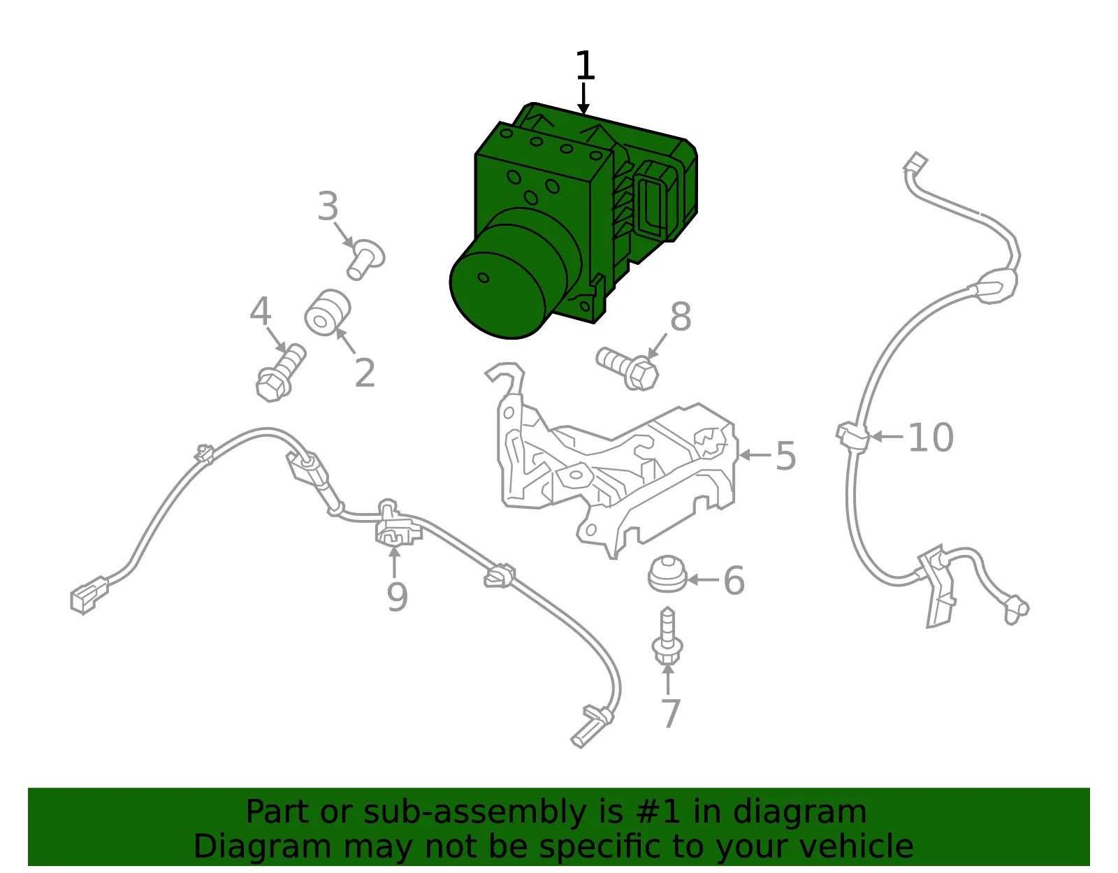 ABS Control Unit - Mazda (ghy9437a0h) - view 2