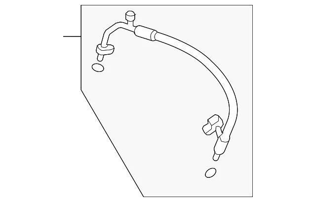 A/C Refrigerant Discharge Hose - Mazda (gs3l61461b)