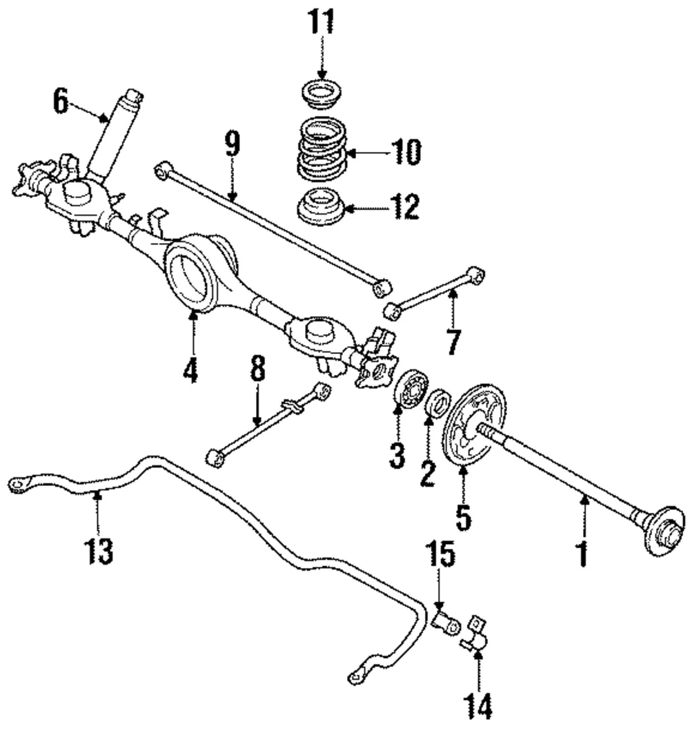 Damper Rr - MAZDA (LA0128700B)