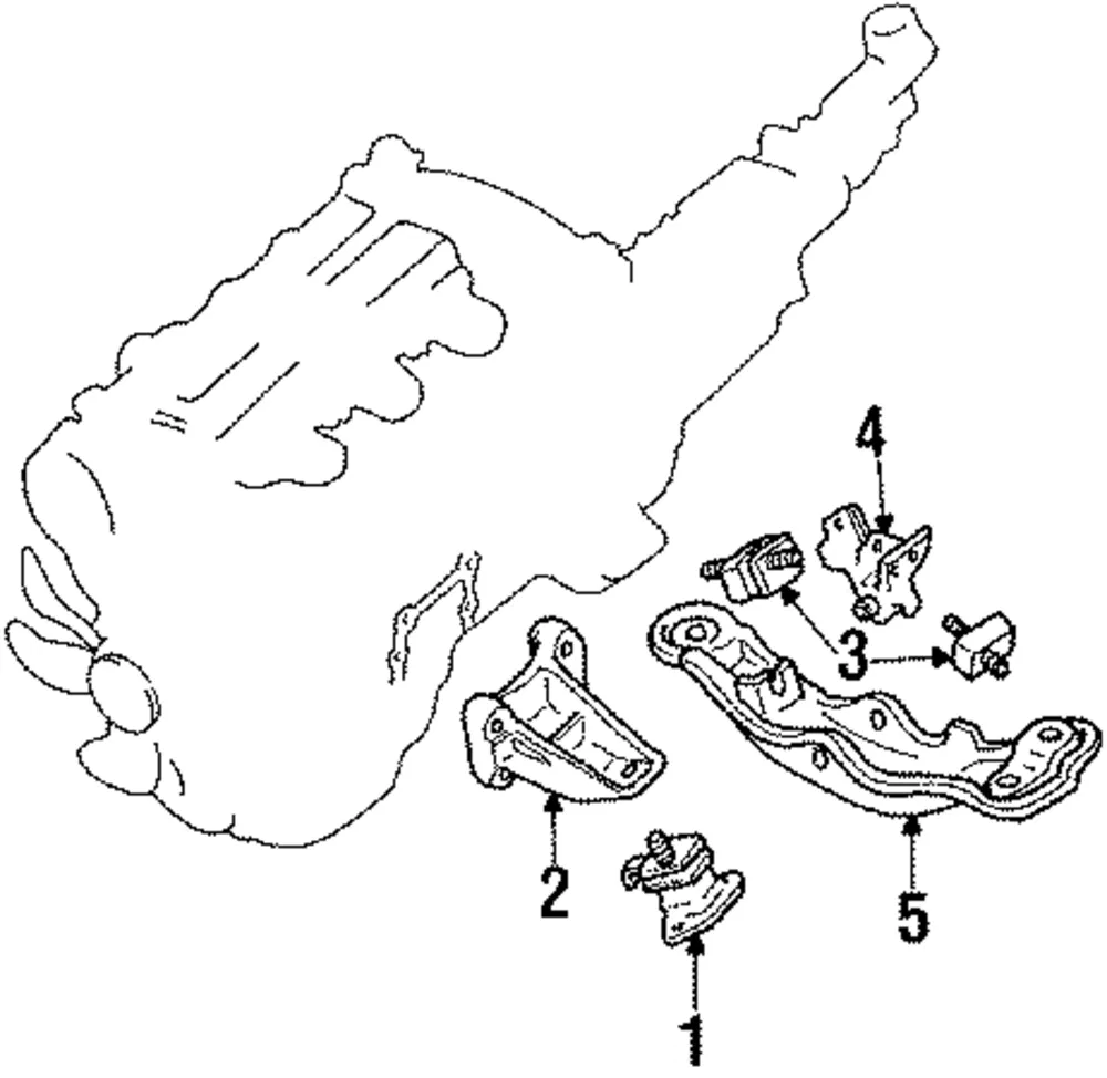 Trans Mount - Mazda (h36439340)