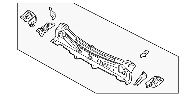 Cowl Panel - Mazda (kb7w53500)