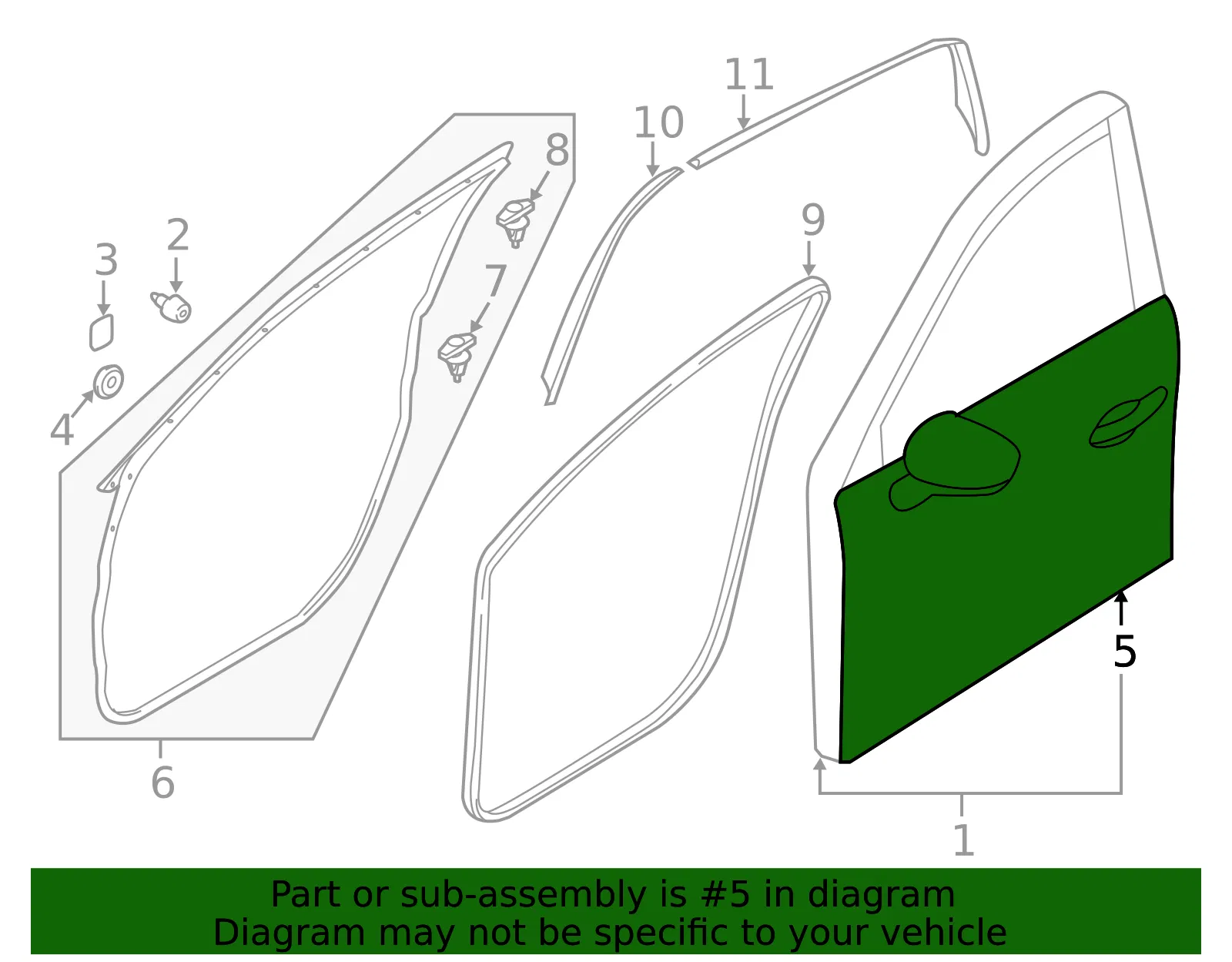 Outer Panel - Mazda (kb7w58031a) - view 2