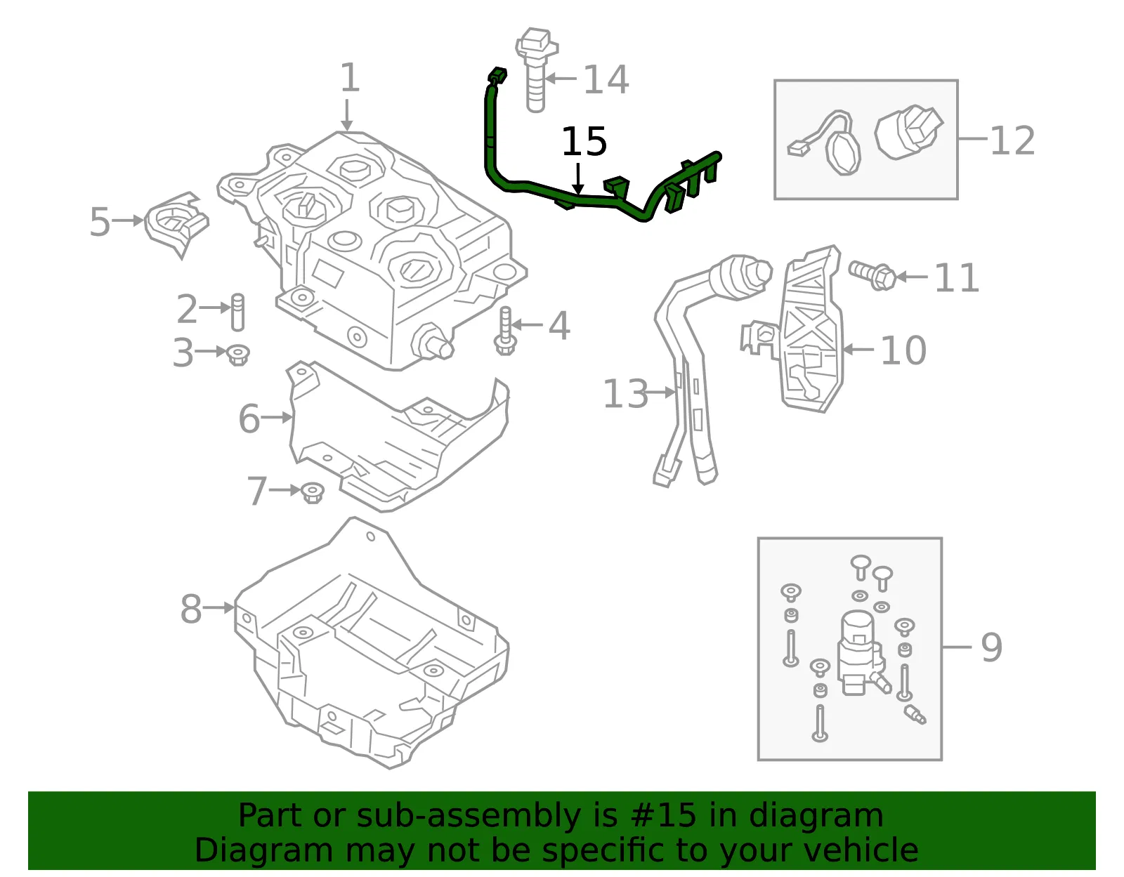 Cord Short - Mazda (kb8f67sh0a) - view 2