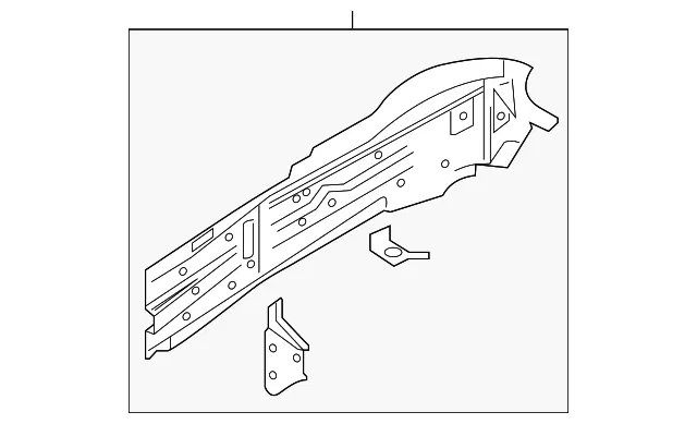 Frame Side Member - Mazda (kbyw53320)