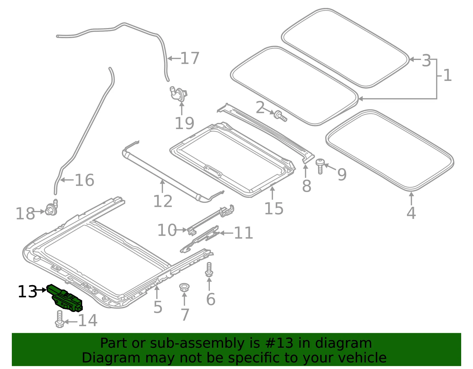 Sunroof Motor - Mazda (kd4769870) - view 2