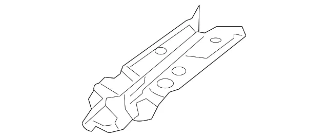 Cowl Top Panel Bracket - Mazda (kd53535dx)