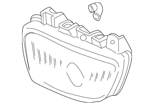 Lens & Housing - Passenger Side (RH) - Mazda (L081-51-68X)