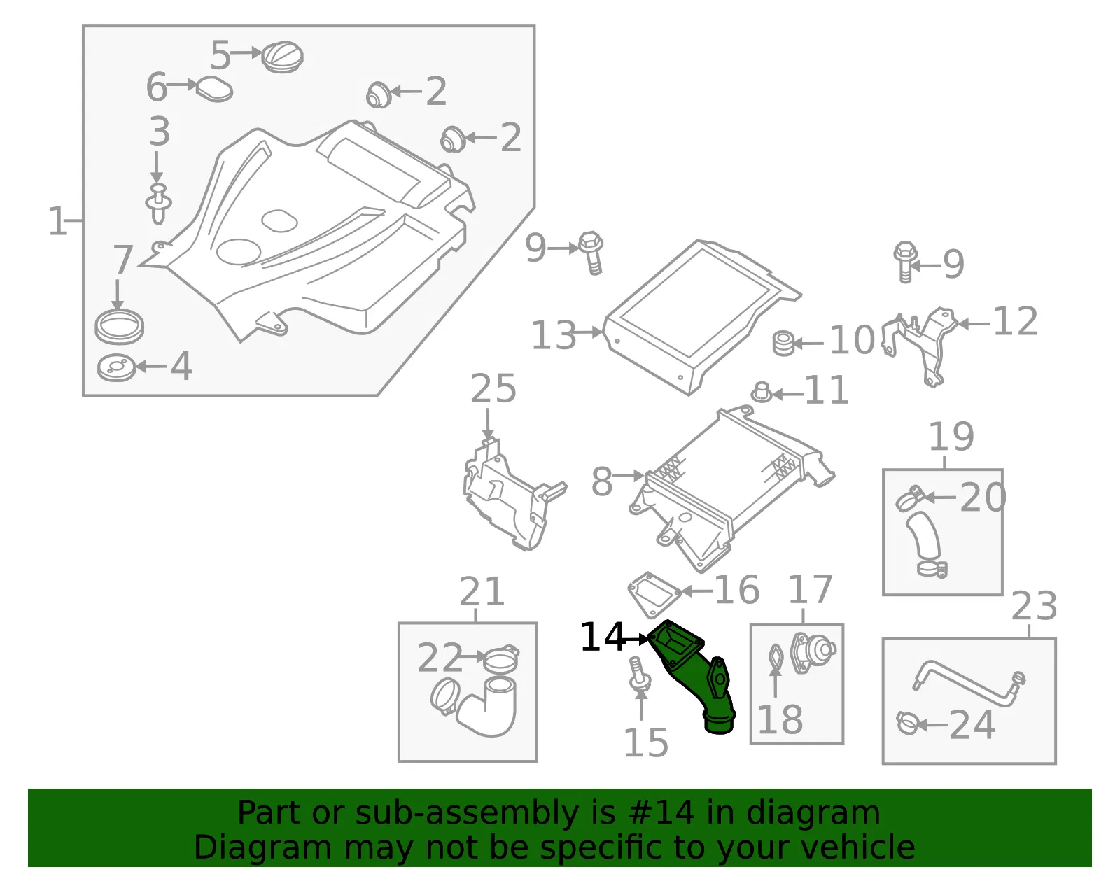 Pipe - Mazda (l33e13241b) - view 2